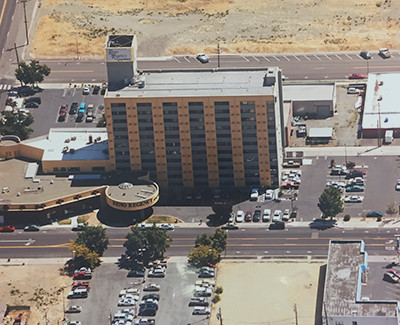 Aerial view of the Reno Regency